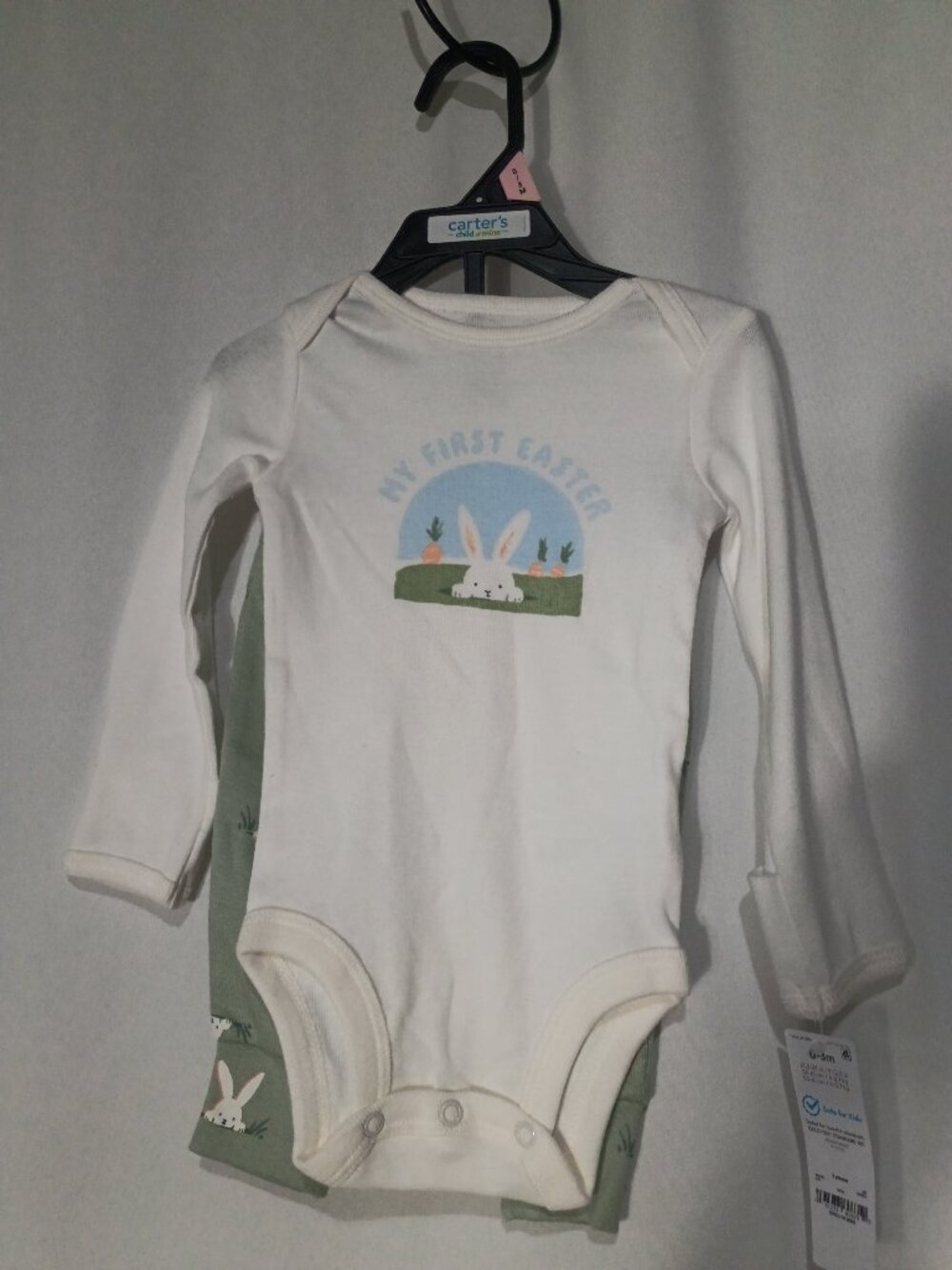 Carters 2-piece my first easter bodysuit with matching pants  NWT